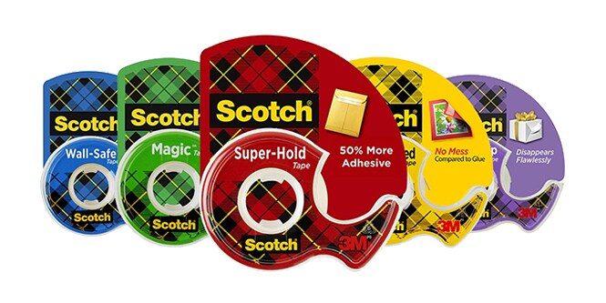 Sortiment an Scotch® Transparenten Klebebändern
